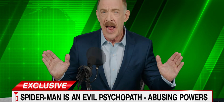 J.K. Simmons as J. Jonah Jameson