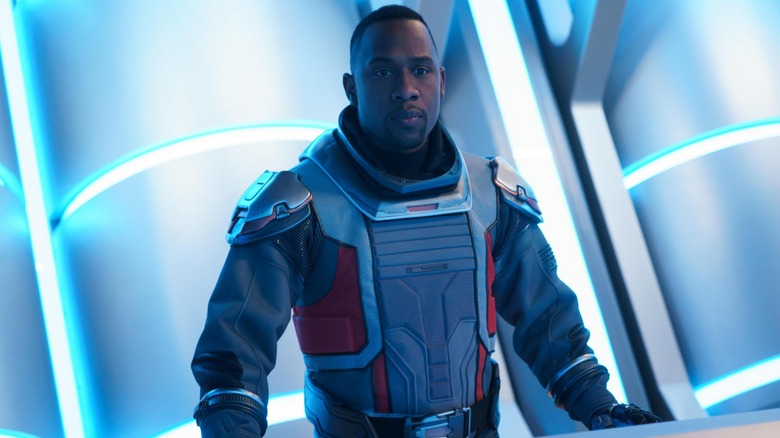 J. Lee in space suit The Orville