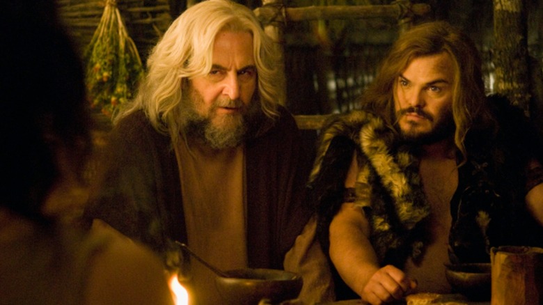 Harold Ramis' Adam eats together with Jack Black's Zed in Year One