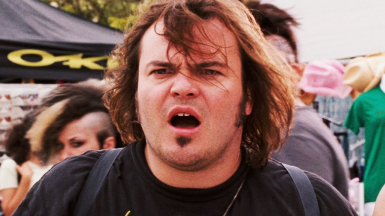 Jack Black's Jables looks shocked in Tenacious D in The Pick of Destiny