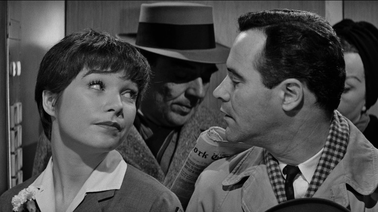 Shirley MacLaine and Jack Lemmon in The Apartment