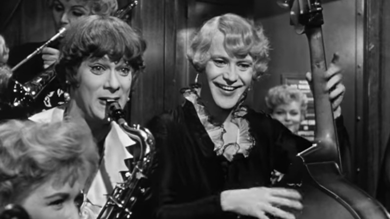 Tony Curtis and Jack Lemmon star in "Some Like It Hot"