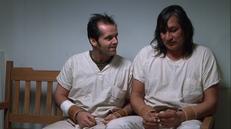 Jack Nicholson Will Sampson One Flew Over the Cuckoo's Nest