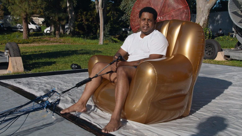 Jackass Forever blow up chair