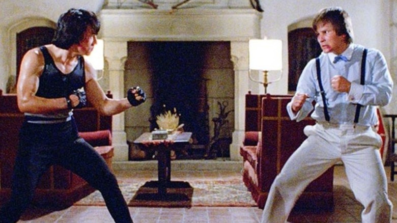 Jackie Chan in Wheels on Meals