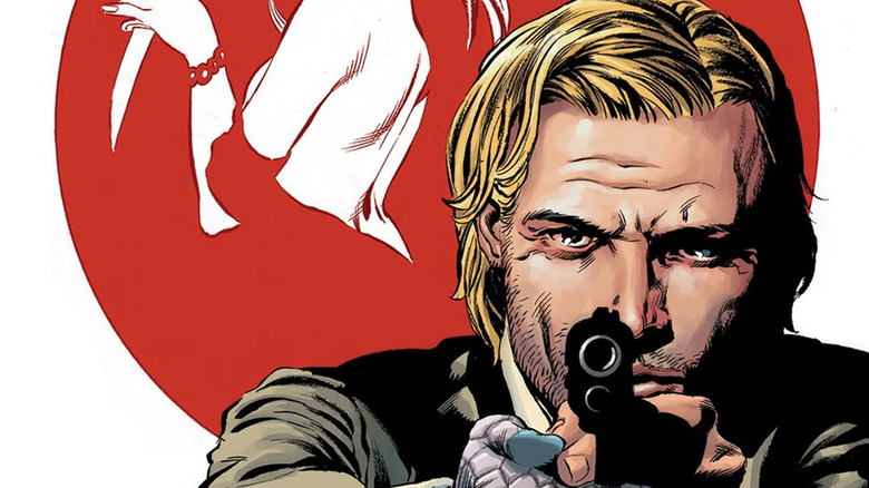 Felix Leiter is shown holding a gun on the cover of his comic book miniseries