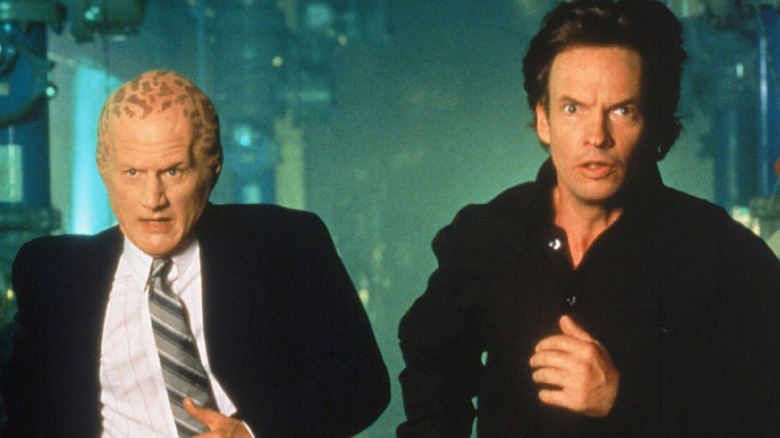 Matthew Sikes and George Francisco running next to each other on Alien Nation