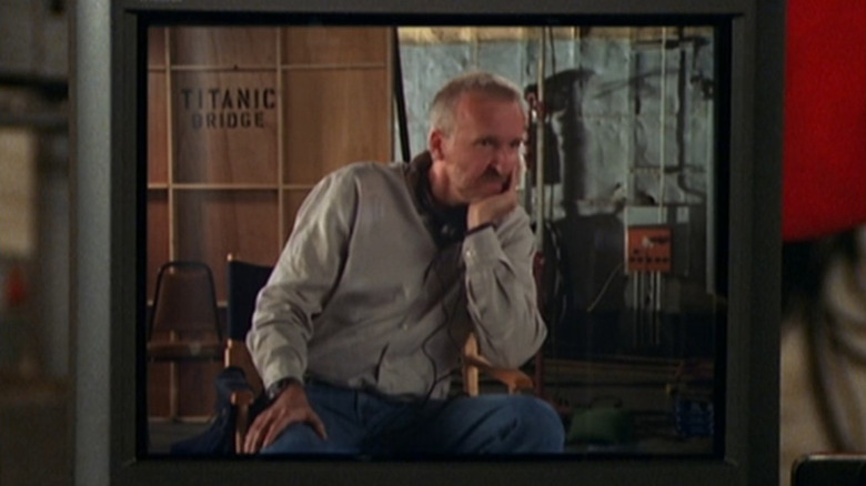 James Cameron on a TV screen on Mad About You