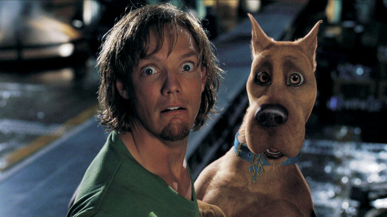 Matthew Lillard and Scooby-Doo in Scooby-Doo