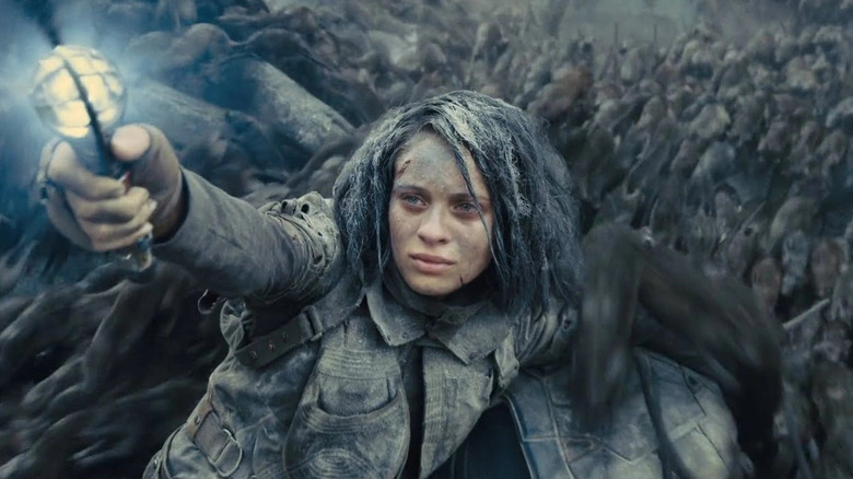 Cleo Cazo/Ratcatcher 2 (Daniela Melchior) wields her wand and summons rats in "The Suicide Squad"