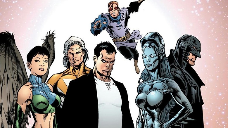 The Authority on the cover of The Authority #13