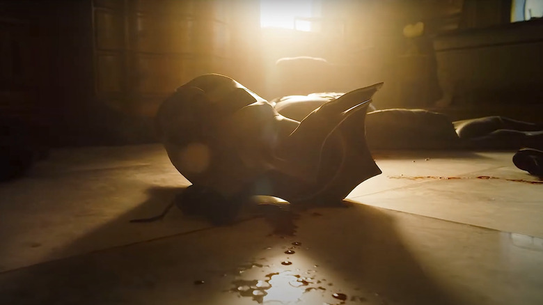 The Bat cowl in The Flash