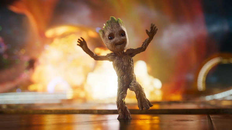 Baby Groot in Guardians of the Galaxy Vol 2