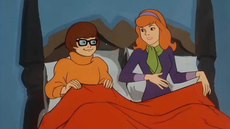 The New Scooby-Doo Movies: Guess Who's Knott Coming to Dinner?, Velma and Daphne in bed