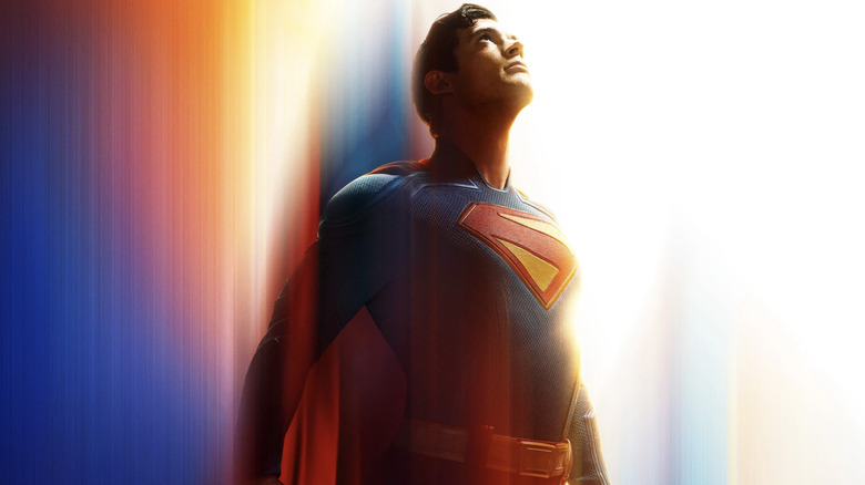 The Superman (2025) poster showing David Corenswet as Superman