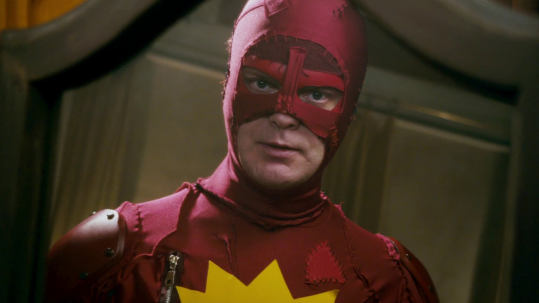 Rainn Wilson as the Crimson Bolt in Super