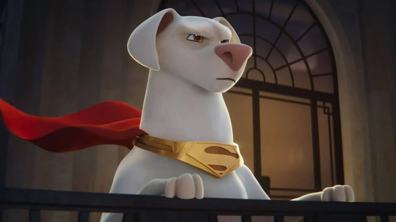 Krypto de Dwayne Johnson parece heróico na DC League of Super-Pets