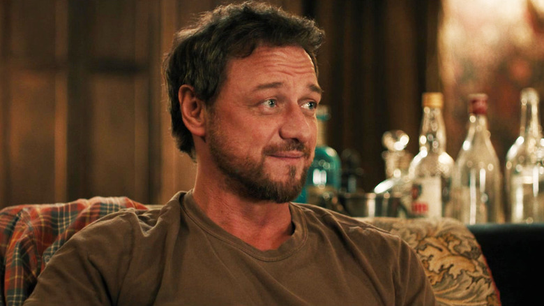 James McAvoy's Paddy looks to his right in Speak No Evil