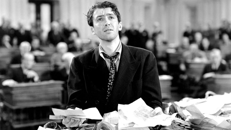 Jimmy Stewart despondent Mr. Smith Goes To Washington