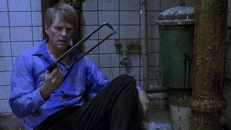 BTS James Wan and Cary Elwes Saw