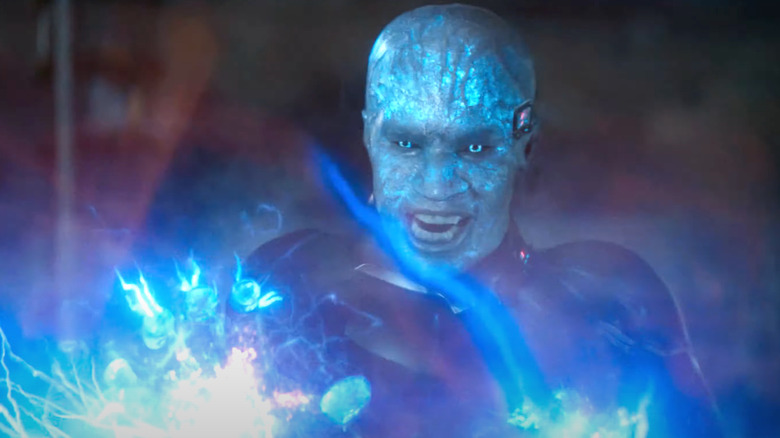 Electro using his powers