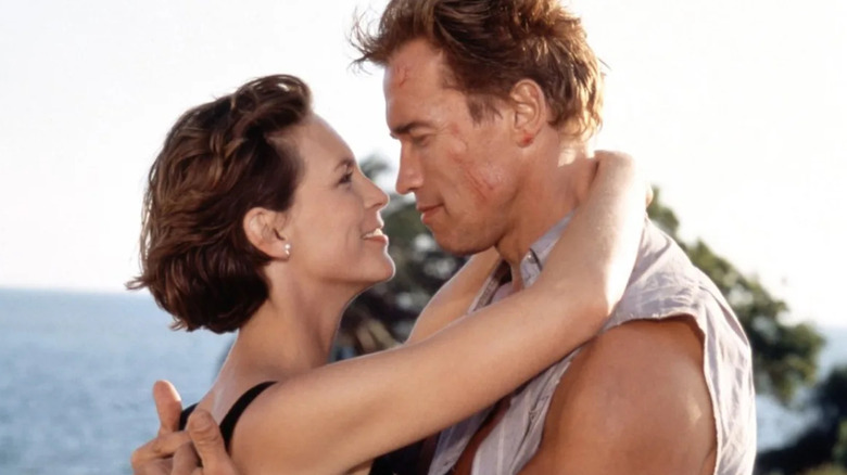 Jamie Lee Curtis and Arnold Schwarzenegger in True Lies