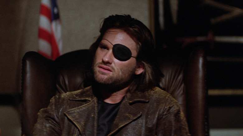 Snake Plissken glowering in Escape from New York