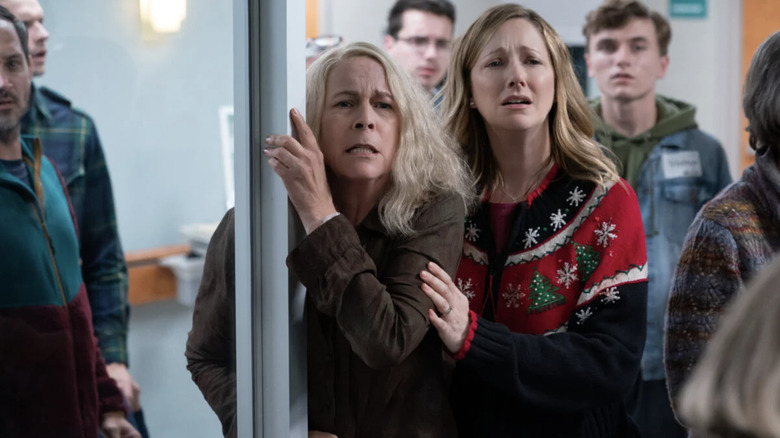 Jamie Lee Curtis and Judy Greer in Halloween Kills