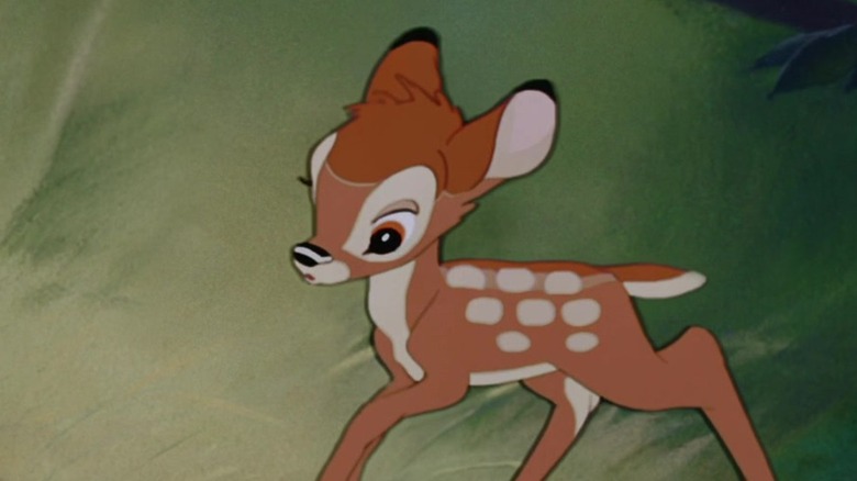 Bambi in the forest