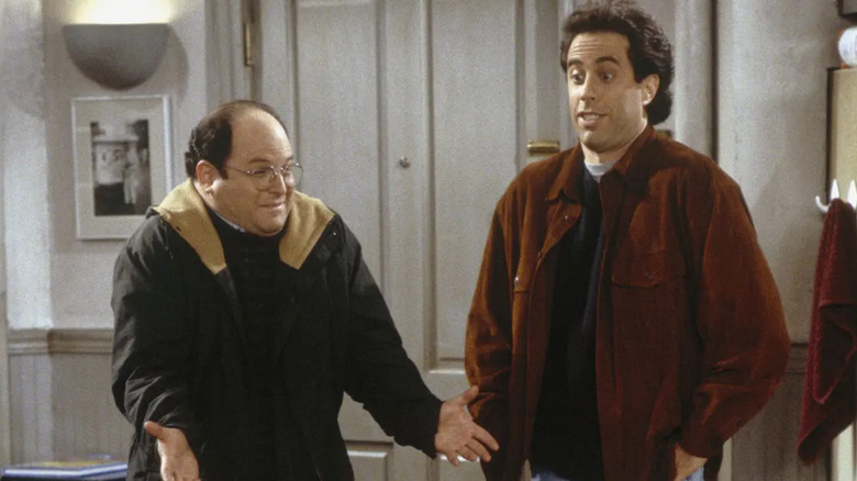 Jason Alexander and Jerry Seinfeld in Seinfeld