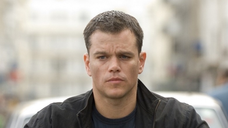 Jason Bourne looking stern