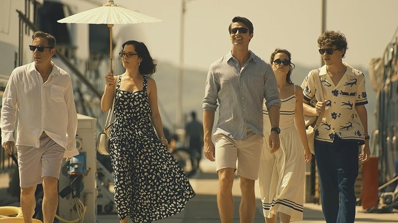 The Ratliff family in Thailand in "The White Lotus" season 3