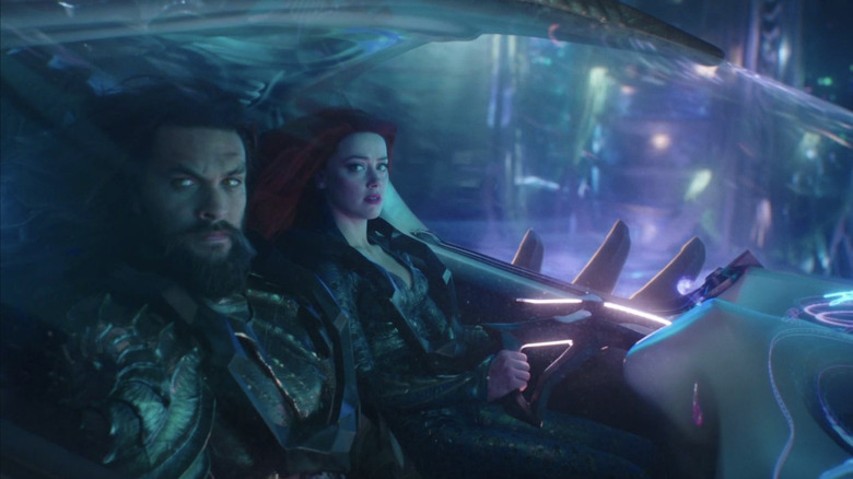 Jason Momoa and Amber Heard in Aquaman and the Lost Kingdom