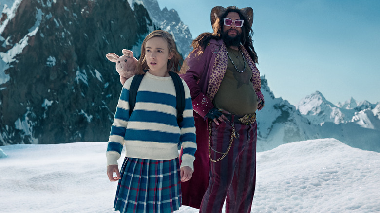 Jason Momoa and Marlow Barkley in Slumberland