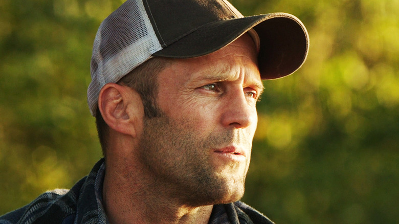 Jason Statham's Phil Broker looks off into the distance in Homefront