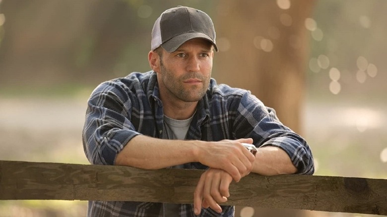 Jason Statham as Phil Broker watching his daughter in Homefront