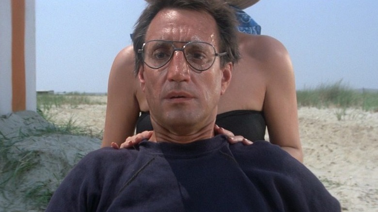 Chief Martin Brody looking panicked in Jaws