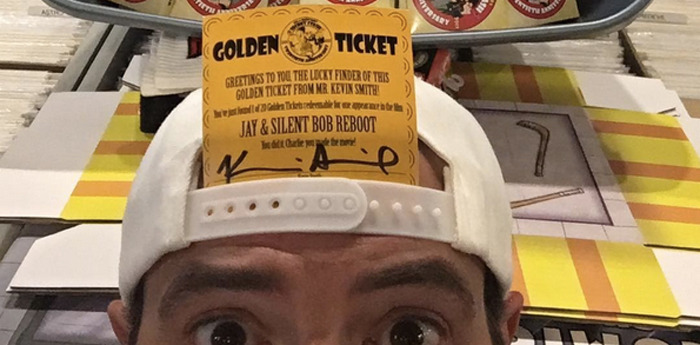 Jay and Silent Bob Reboot Golden Tickets