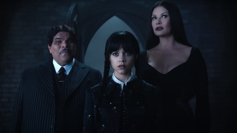 The Addams Family at Nevermore in Wednesday