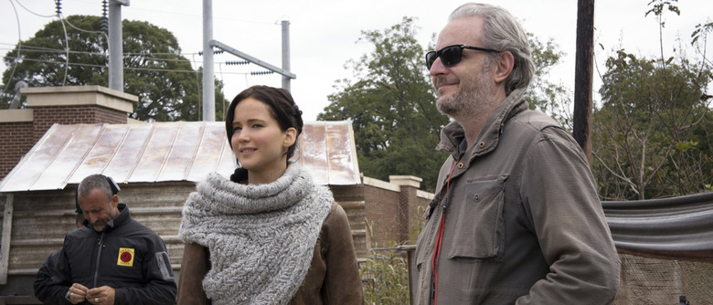 Francis Lawrence and Jennifer Lawrence