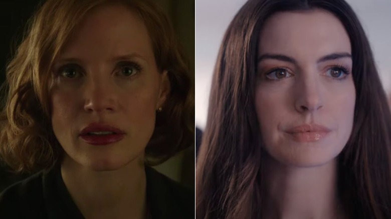 Jessica Chastain in It: Chapter Two and Anne Hathaway in WeCrashed