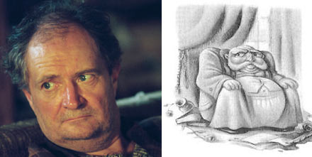 Jim Broadbent is Slughorn in Harry Potter and the Half-Blood Prince