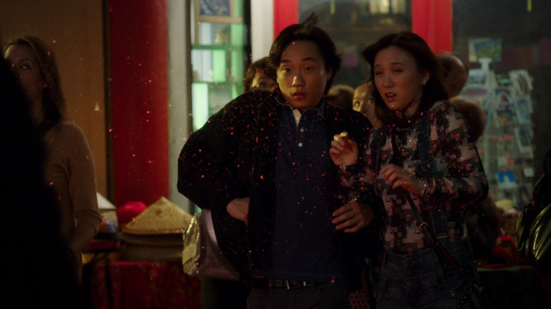 Jimmy O. Yang as Chinese Teenager #1 in the Agents of S.H.I.E.L.D. episode Girl in the Flower Dress