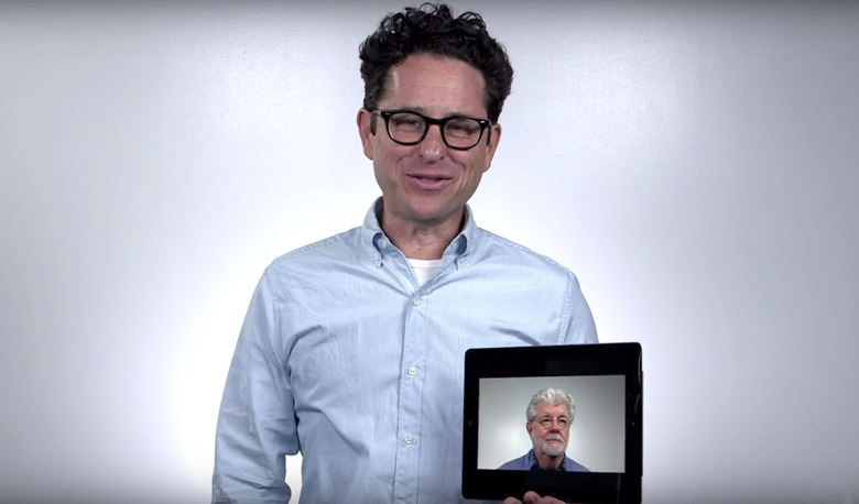 JJ Abrams and George Lucas