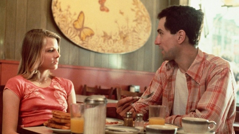 Jodie Foster and Robert De Niro in Taxi Driver