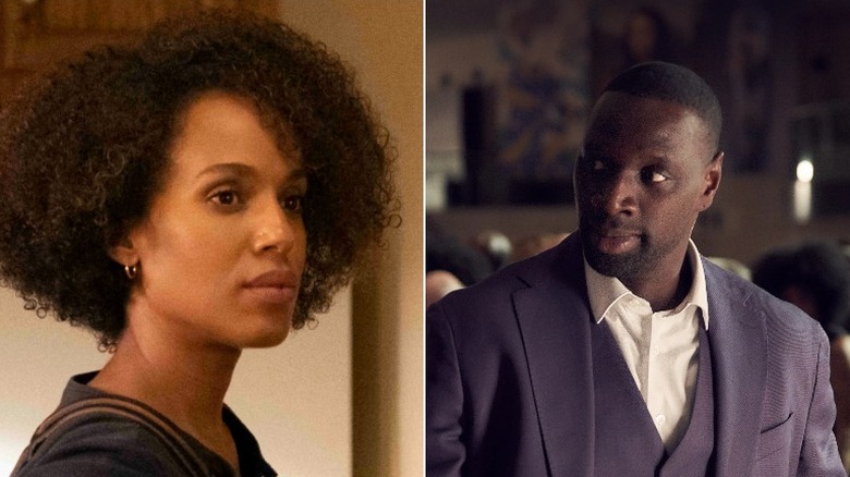 Kerry Washington in Little Fires Everywhere and Omar Sy in Lupin