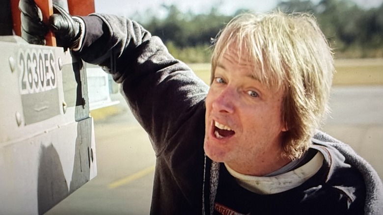 Writer/Director Fred Wolf making a cameo as Airplane Tech #1 in Joe Dirt 2: Beauitful Loser