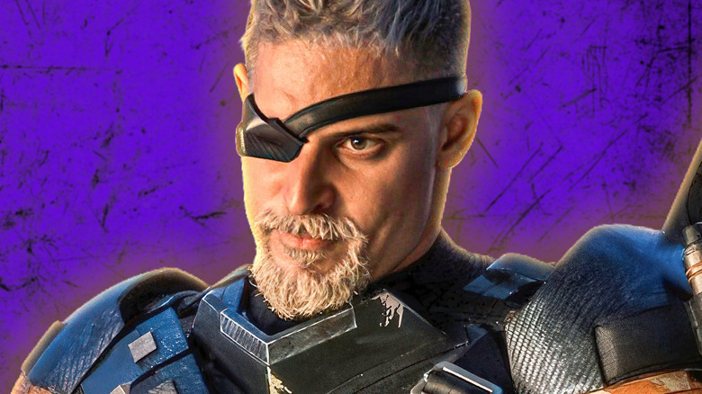 Joe Manganiello as Deathstroke in the post-credits scene of Justice League
