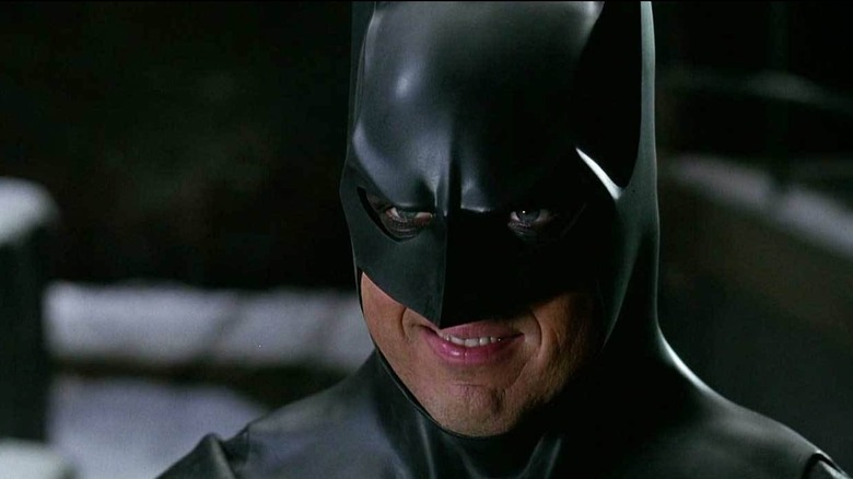 Batman Returns Keaton Batman smiling sadistically