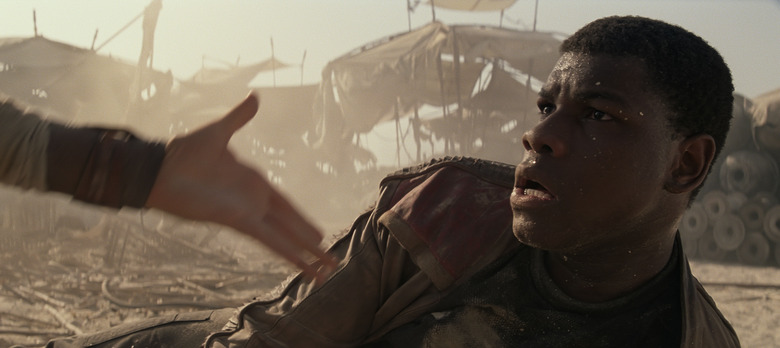 John Boyega Star Wars Force Awakens Jakku